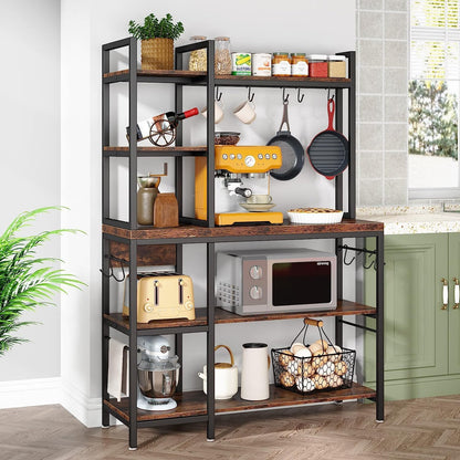 Estantería cocina, de 5 niveles, Soporte Microondas, Estante de almacenamiento de utilidad de cocina, Tribesigns, 1