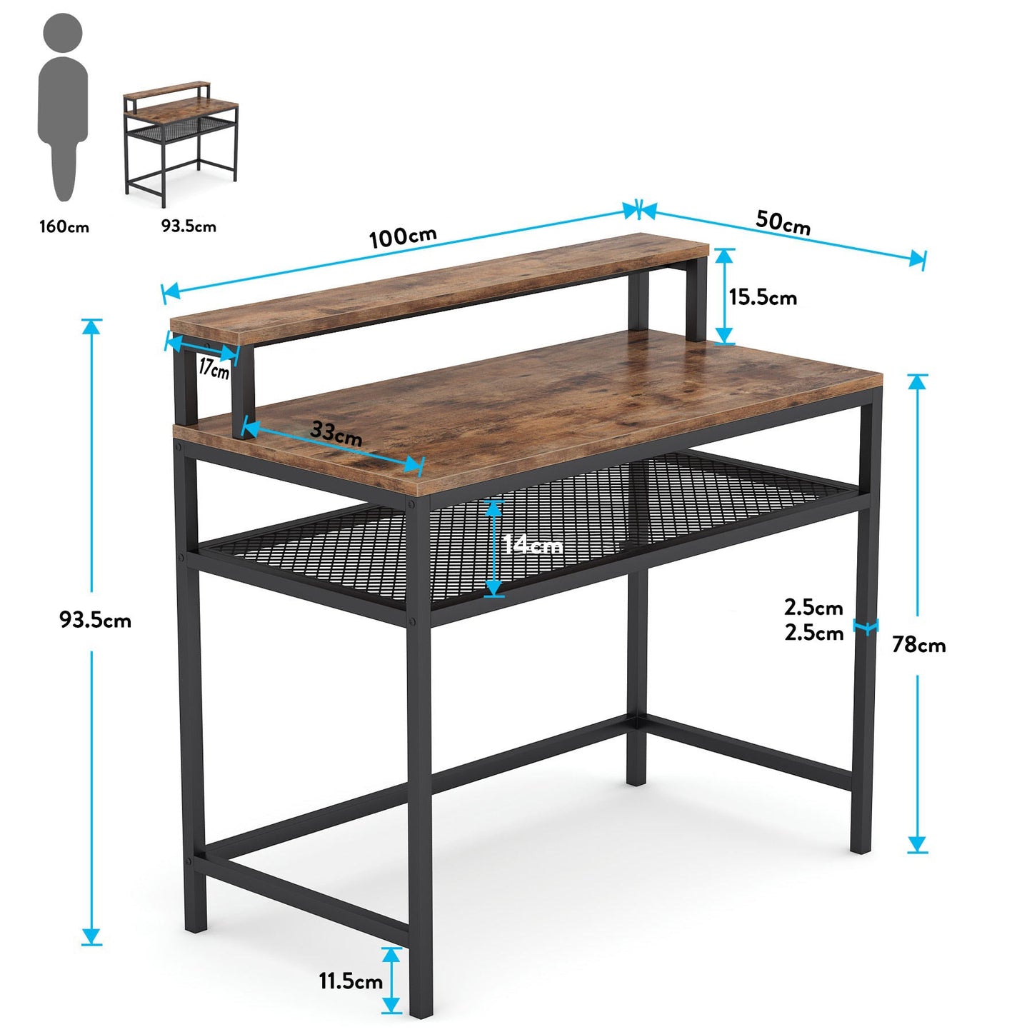 Escritorio de oficina, mesa escritorio, mesa ordenador, Escritorio ordenador, mesa escritorio ordenador - Tribesigns, 2