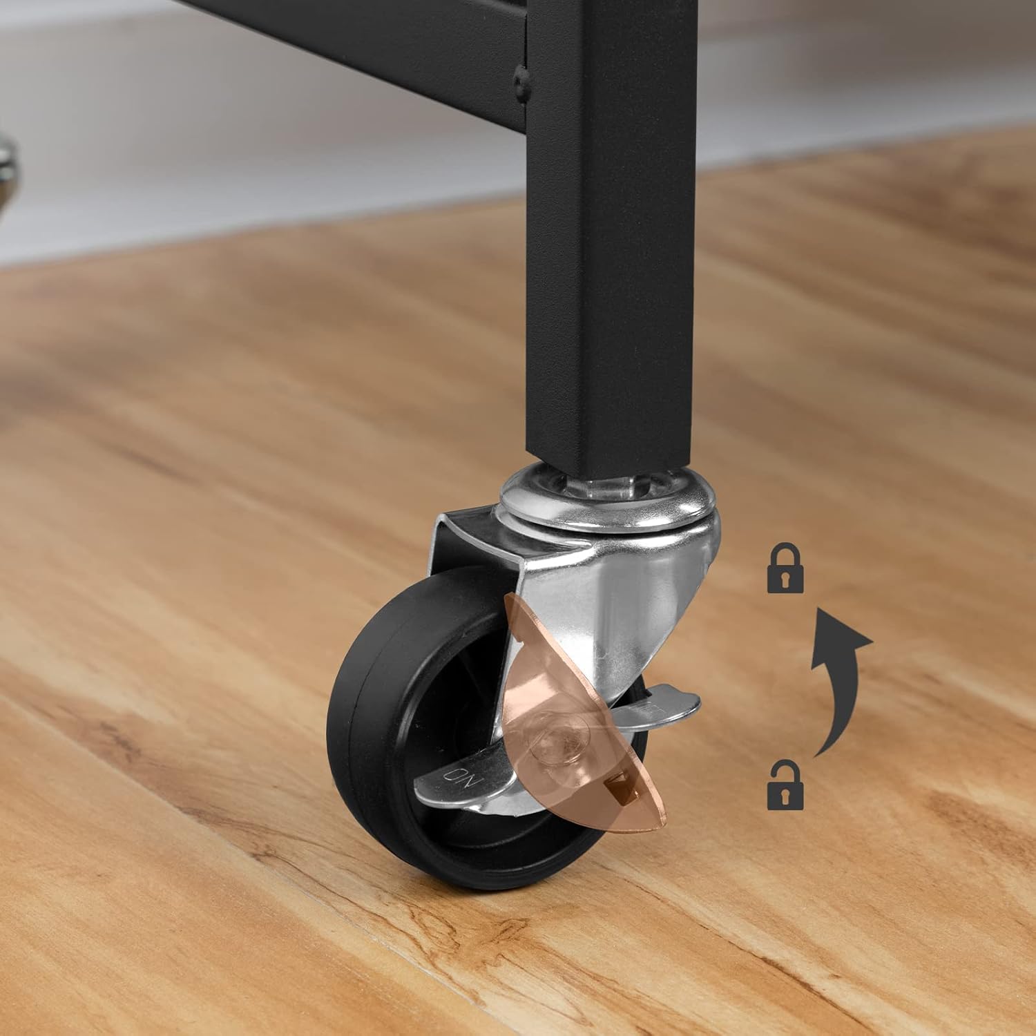 Cesto Ropa Sucia, 3 x 39,8 L, Mueble Ropa Sucia, con Ruedas, 3 Bolsas Colada, Cesto Colada, con Estante, Marrón y Negro, HOOBRO, 5