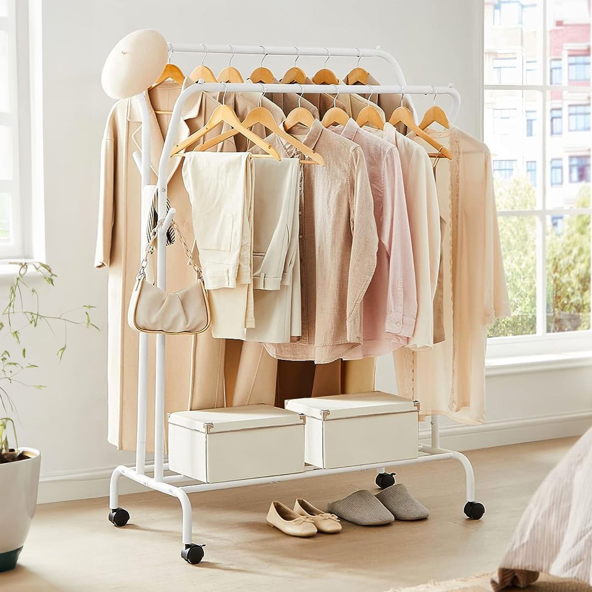 Perchero Burro Colgador De Ropa Plegable Burro Ropa Extensible