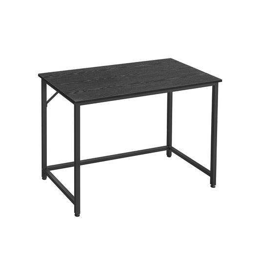 Escritorio Pequeño, Mesa Ordenador, Escritorio, 50 x 100 x 76 cm, Mesa Oficina, Estructura Metal, Negro, Vasagle, 1