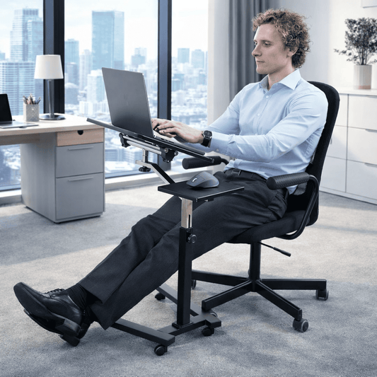 Mesa Ordenador, Mesa Portatil, Altura variable, Mesa Ordenador Sofa, Mesa para Ordenador Portatil, Tatkraft Joy, office