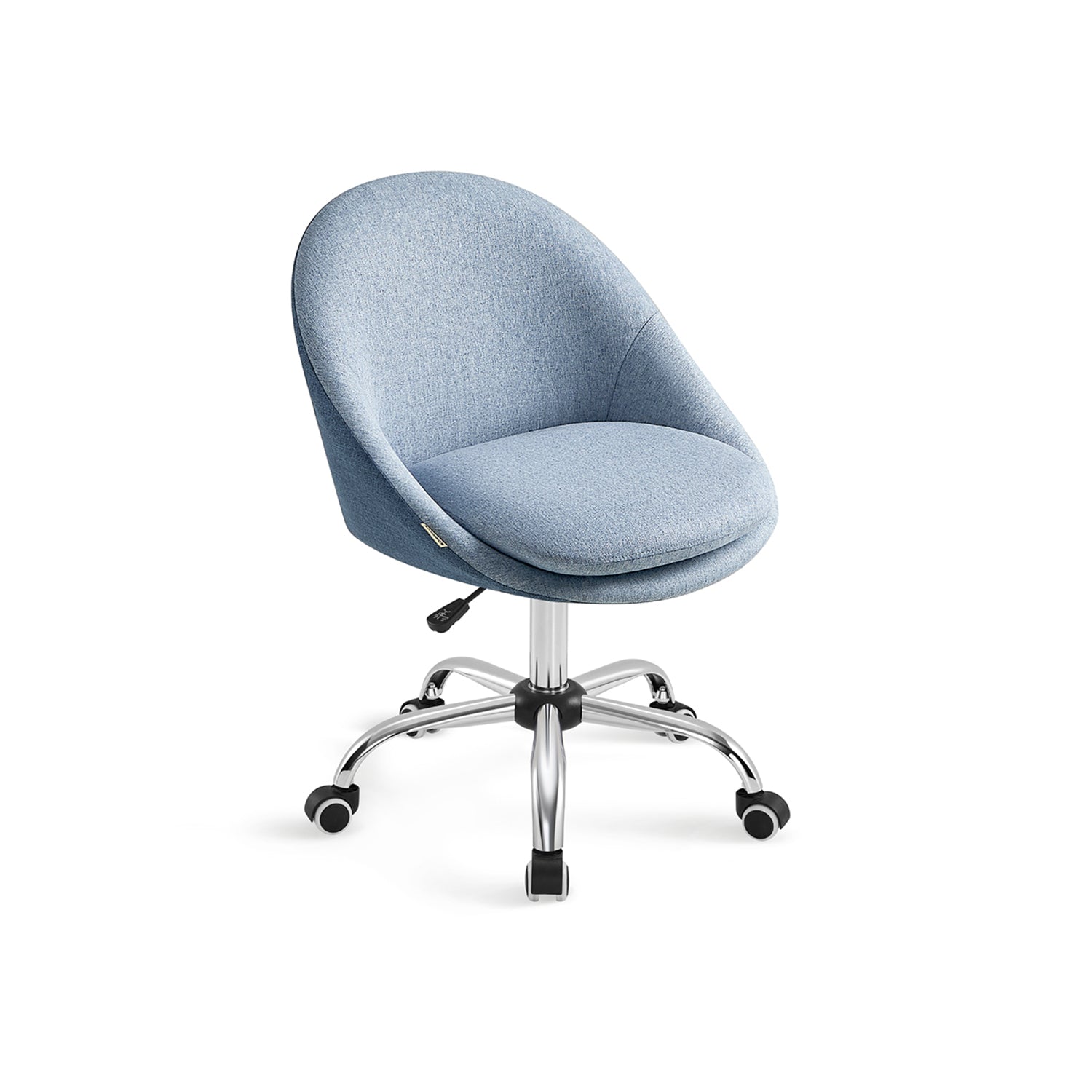 Silla Escritorio Ergonomica, Silla Escritorio, Silla Estudio, Silla Giratoria, Altura Ajustable, Azul, Songmics, 1