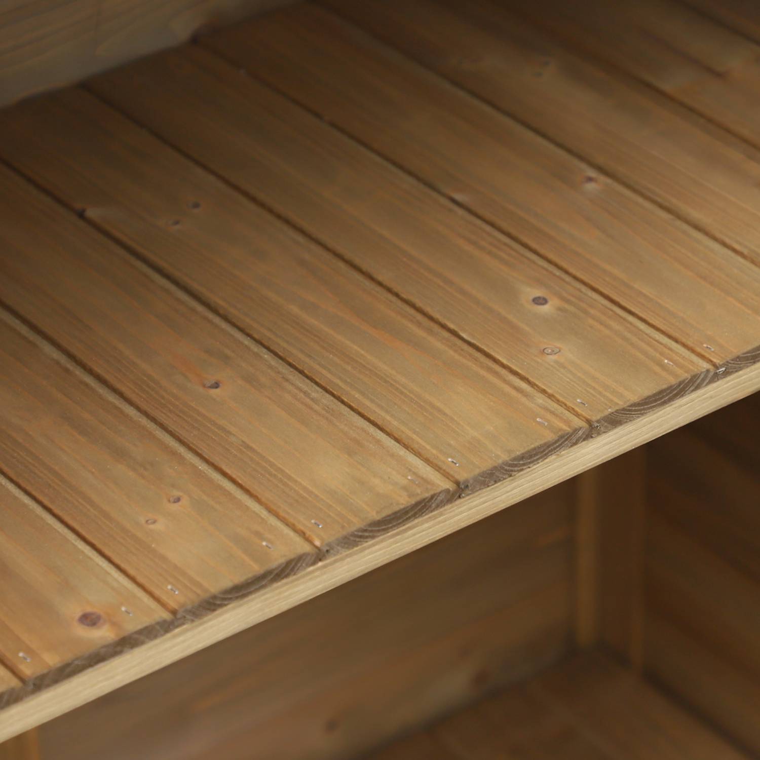 Cobertizo jardin, Caleta garden, Cabanas de madera, con 2 Estantes Interiores 2 puertas de Buena Ventilación Outsunny, 7