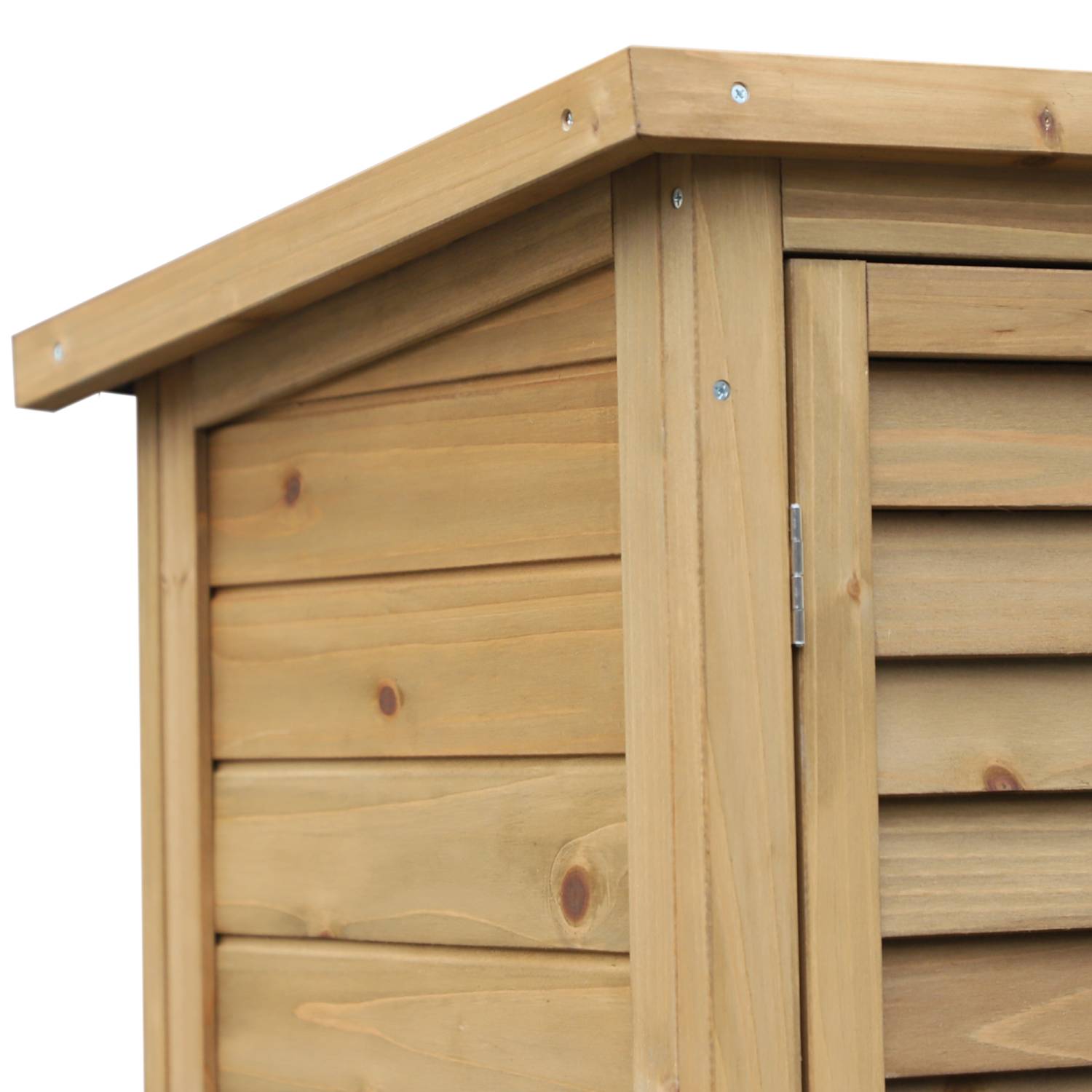 Cobertizo jardin, Caleta garden, Cabanas de madera, con 2 Estantes Interiores 2 puertas de Buena Ventilación Outsunny, 5