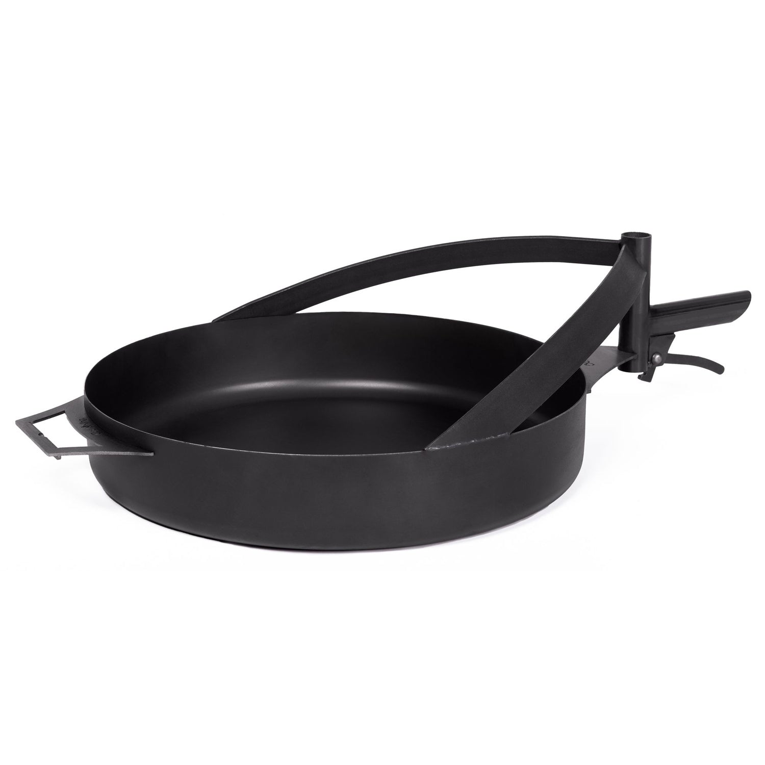Sartén con asa para MONTANA X, acero natural, brasero | Diámetro 50 cm, Cook King