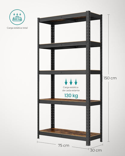 Estantería Industrial Songmics, soportar hasta 650 kg