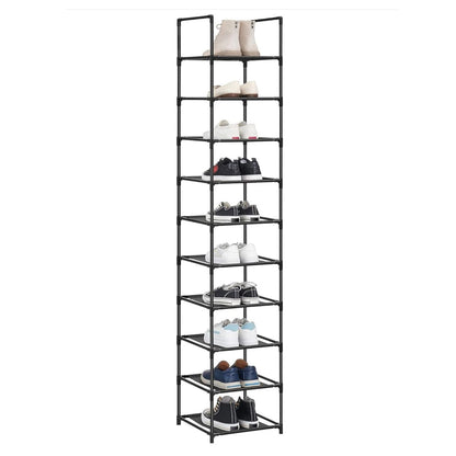 Zapatero, Zapatero Alto y Estrecho, Organizador Zapatos, Zapateros de 10 Niveles, Marco de Metal, SONGMICS, 1