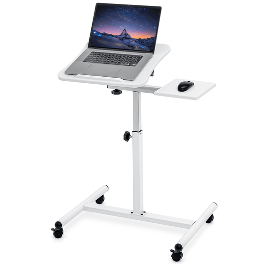 escritorio para computadora portátil con tablero para mouse