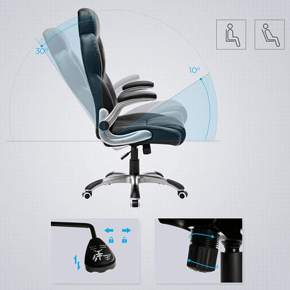 Silla gaming, silla de oficina, piel sintética. Doble Ángulo - SONGMICS