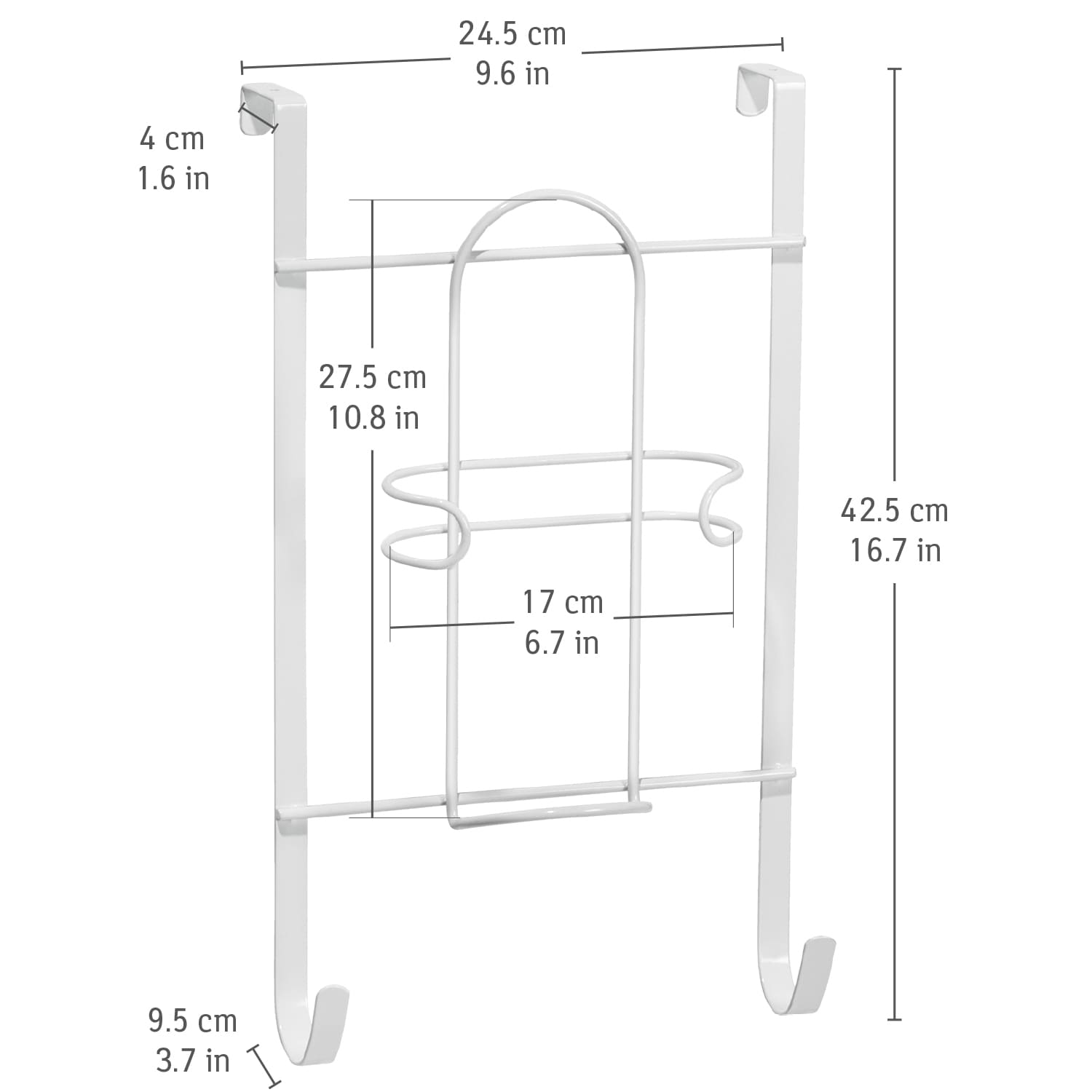 Soporte de Plancha en la Puerta, Colgador para Tabla de Planchar