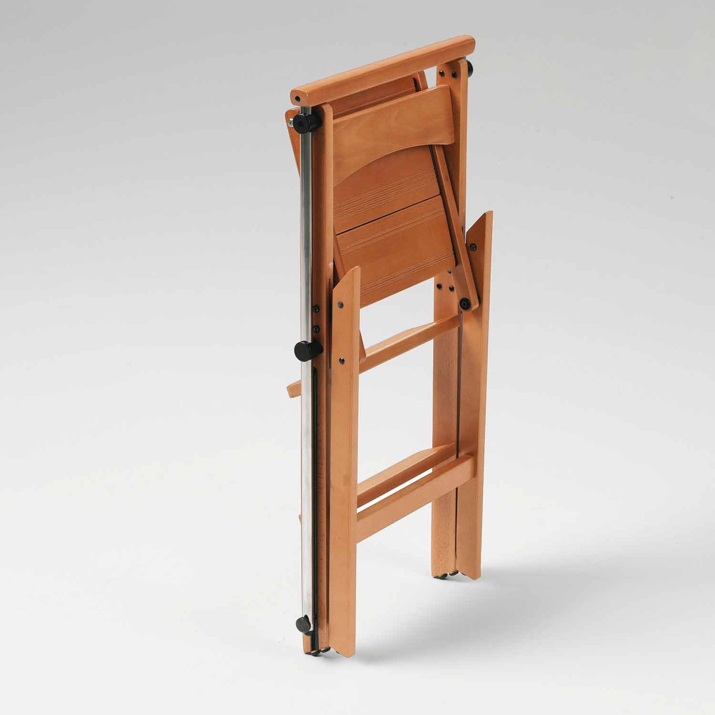 Silla Escalera, escalera de madera plegable, soportar hasta 100 kg, Escalera plegable, Escalera de tijera, ELETTA