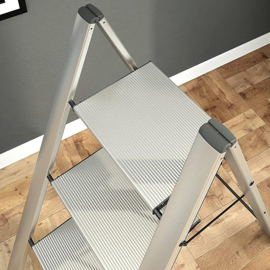 Colombo Leonardo 3 - Escaleras, taburetes de aluminio, escalera plegable, 3 pasos