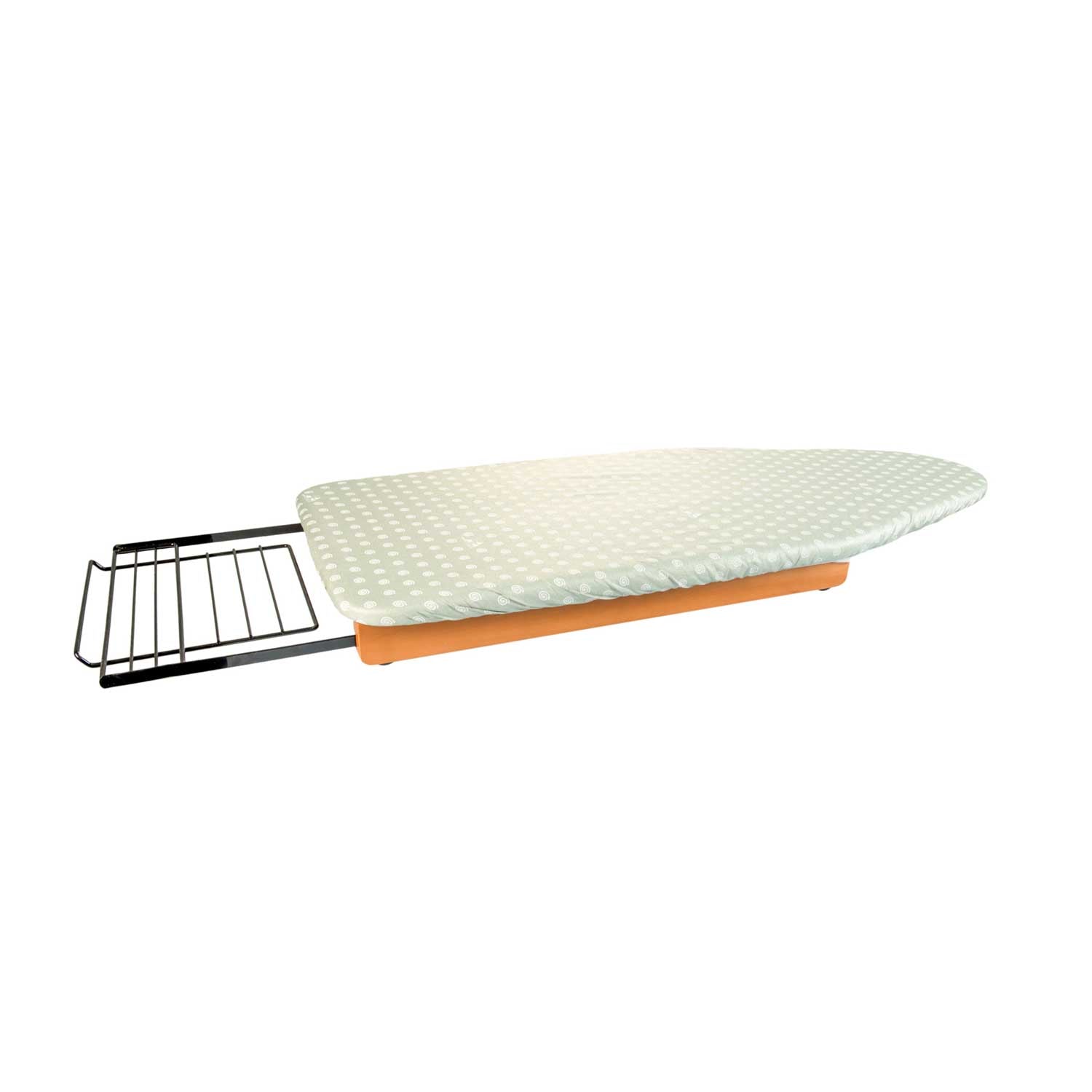 Tabla de planchar, STIROPRATICO, Tabla de planchar de mesa, soporte de plancha deslizable, 108 x 45 cm, Cerezo, ARIT