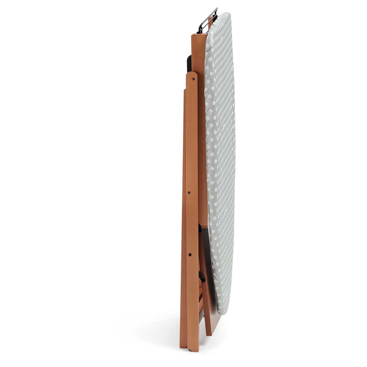 Tabla de planchar, ASTIR, Tabla de planchar de madera maciza de haya, plegable, funda 100% algodón, Cerezo, ARIT, 1