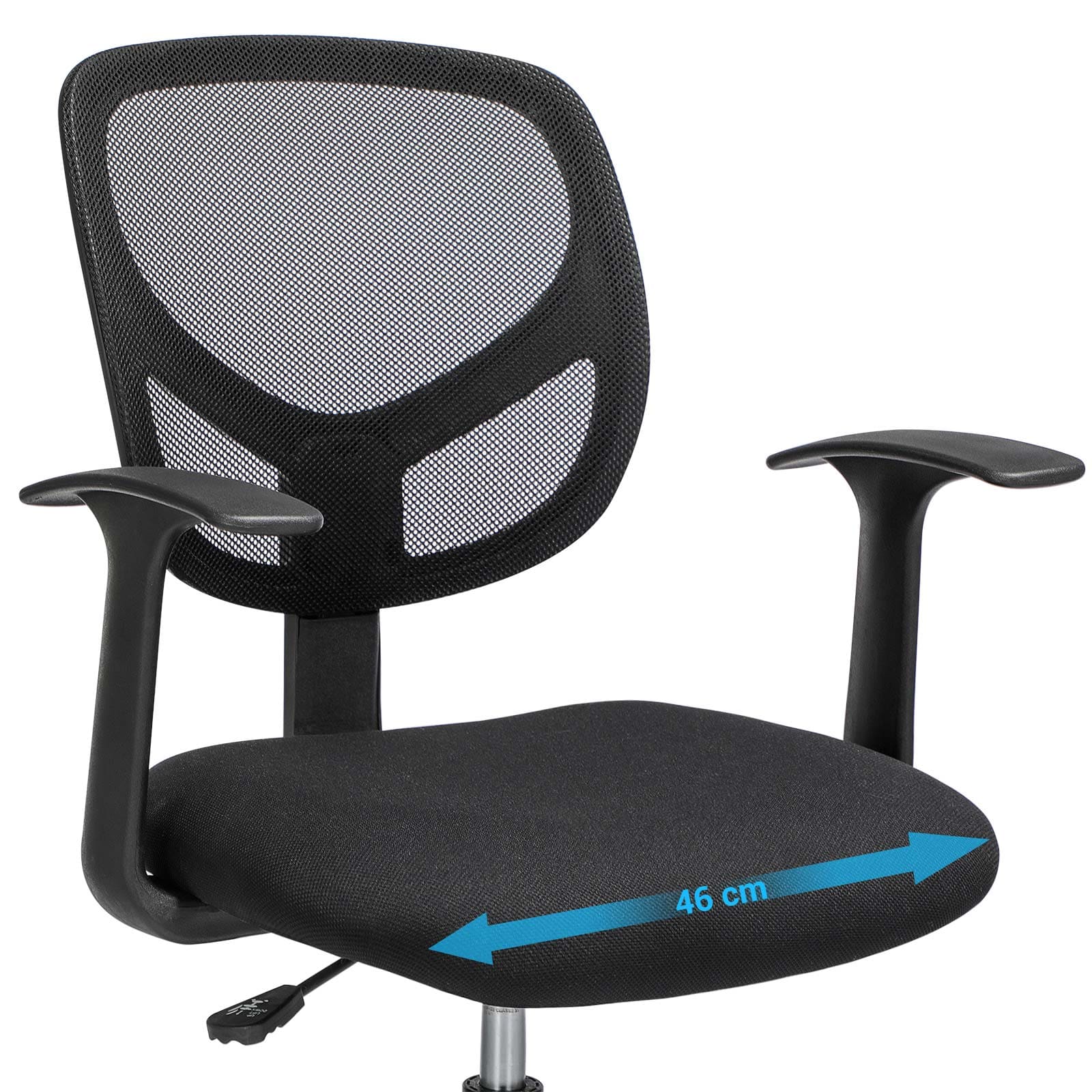 Silla Oficina, Silla ordenador, silla escritorio sin ruedas, sillas oficina, Silla escritorio - 150 kg, SONGMICS 4