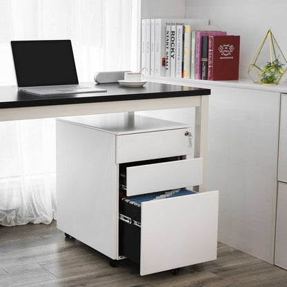 SONGMICS - Mueble Archivador Metálico, Gabinete para oficina, Gabinete oficina, Mueble Archivador