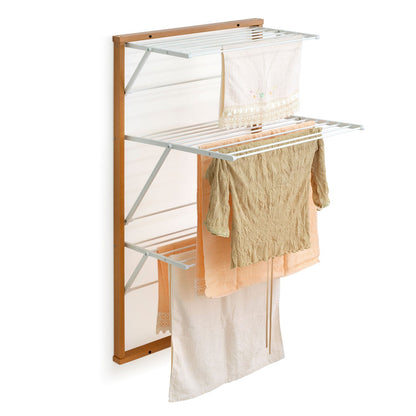 Tendedero Plegable, Tendedero Plegable Pared, Endedero Plegable de Pared, Tendedero Plegable Madera, 1