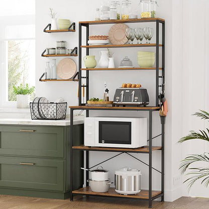 Estanteria cocina, Estanterias metalicas, 6 Niveles, VASAGLE, 9