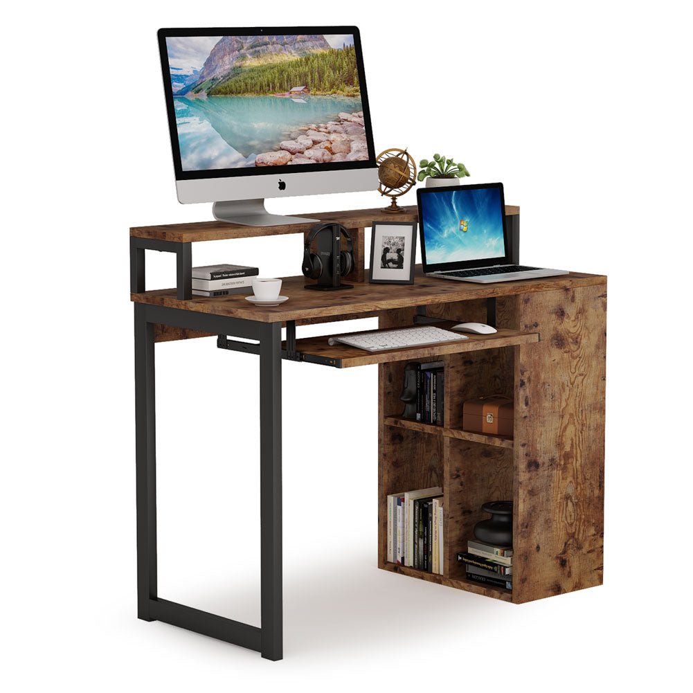 Mesa de escritorio, mesa escritorio, mesa ordenador, mesa estudio, mesa para ordenador - Tribesigns